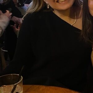 Superdown black off the shoulder sweater